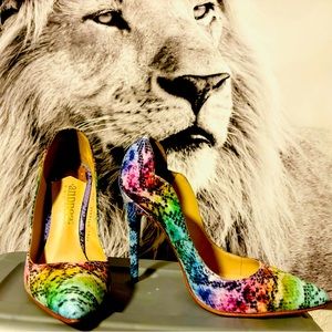 Tacones !!! Como nuevos !! Hermosos colores